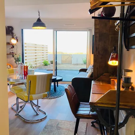 Apartmán Neuf Deco Vintage Face Mer,terrasse ,jardin,wifi,parking Sous-sol Prive *
