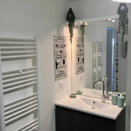 Apartmán Neuf Deco Vintage Face Mer,terrasse ,jardin,wifi,parking Sous-sol Prive