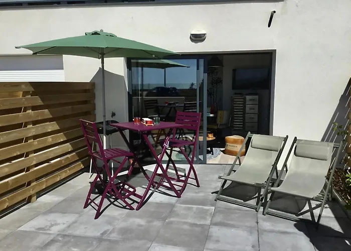 Apartment Neuf Deco Vintage Face Mer,terrasse ,jardin,wifi,parking Sous-sol Saint-Hilaire-de-Riez