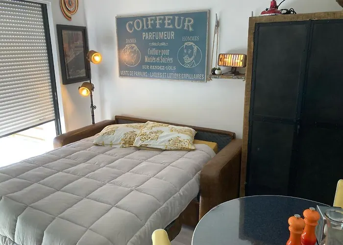 Neuf Deco Vintage Face Mer,terrasse ,jardin,wifi,parking Sous-sol Apartment