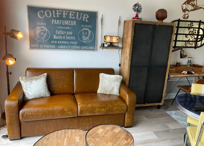 Neuf Deco Vintage Face Mer,terrasse ,jardin,wifi,parking Sous-sol