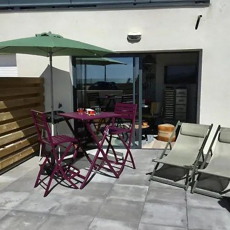 Apartmán Neuf Deco Vintage Face Mer,terrasse ,jardin,wifi,parking Sous-sol Saint-Hilaire-de-Riez