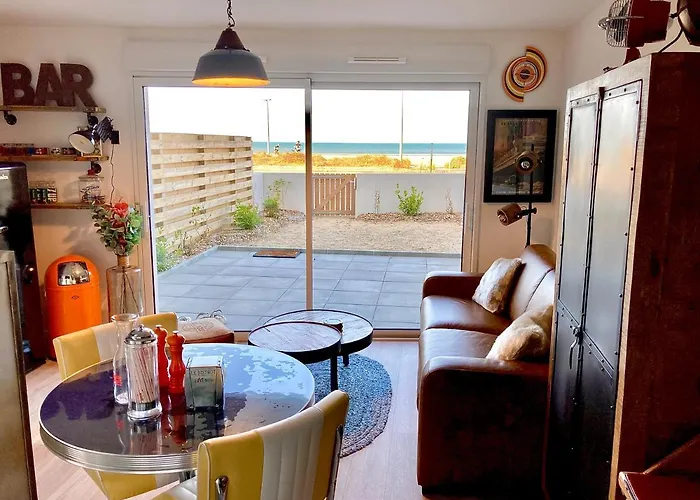 Apartamento Neuf Déco Vintage Face Mer,terrasse ,jardin,wifi,parking