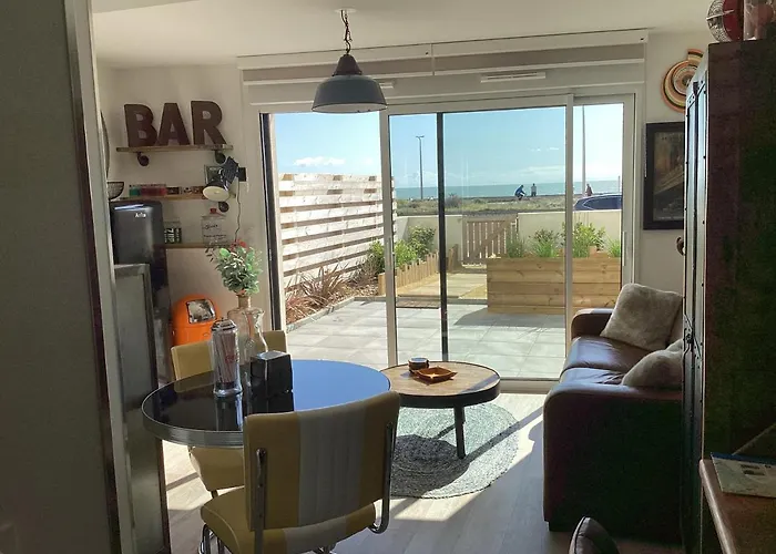 Neuf Déco Vintage Face Mer,terrasse ,jardin,wifi,parking Apartamento *