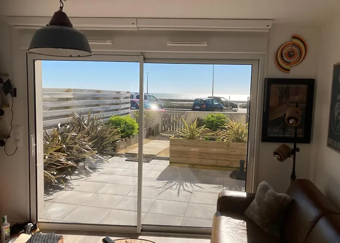 Neuf Déco Vintage Face Mer,terrasse ,jardin,wifi,parking Apartamento Saint-Hilaire-de-Riez